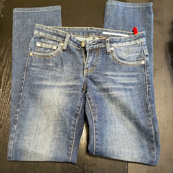 CT143 Buffalo Blue Skinny Ladies Jeans Size 27 - Picture 1 of 5